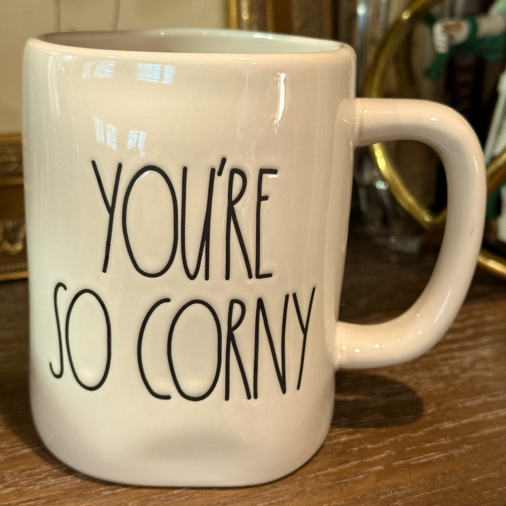 Rae Dunn “YOU’RE SO CORNY” mug